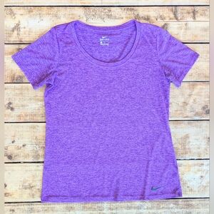 Nike Dri-FIT Purple Heather Athletic Training Tee | Women’s M